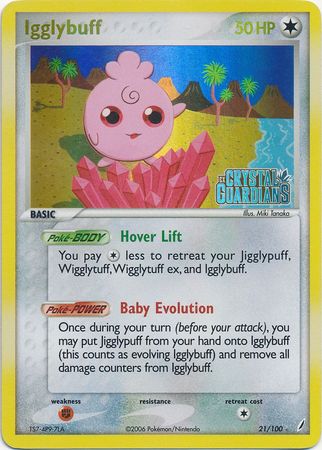 Igglybuff (21/100) (Stamped) [EX: Crystal Guardians] | Dragon's Lair Comics and Fantasy Houston TX
