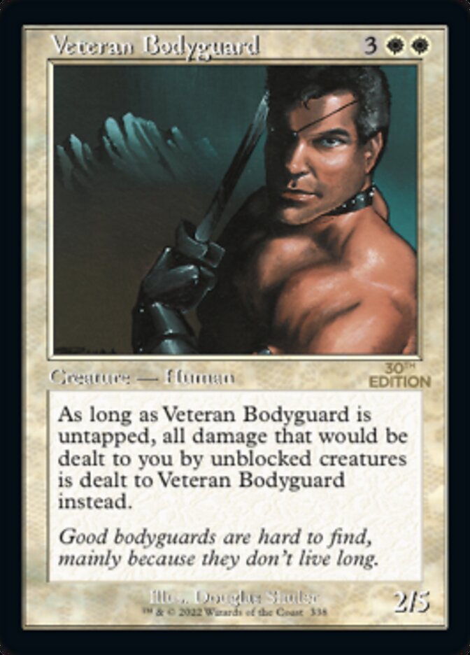 Veteran Bodyguard (Retro) [30th Anniversary Edition] | Dragon's Lair Comics and Fantasy Houston TX
