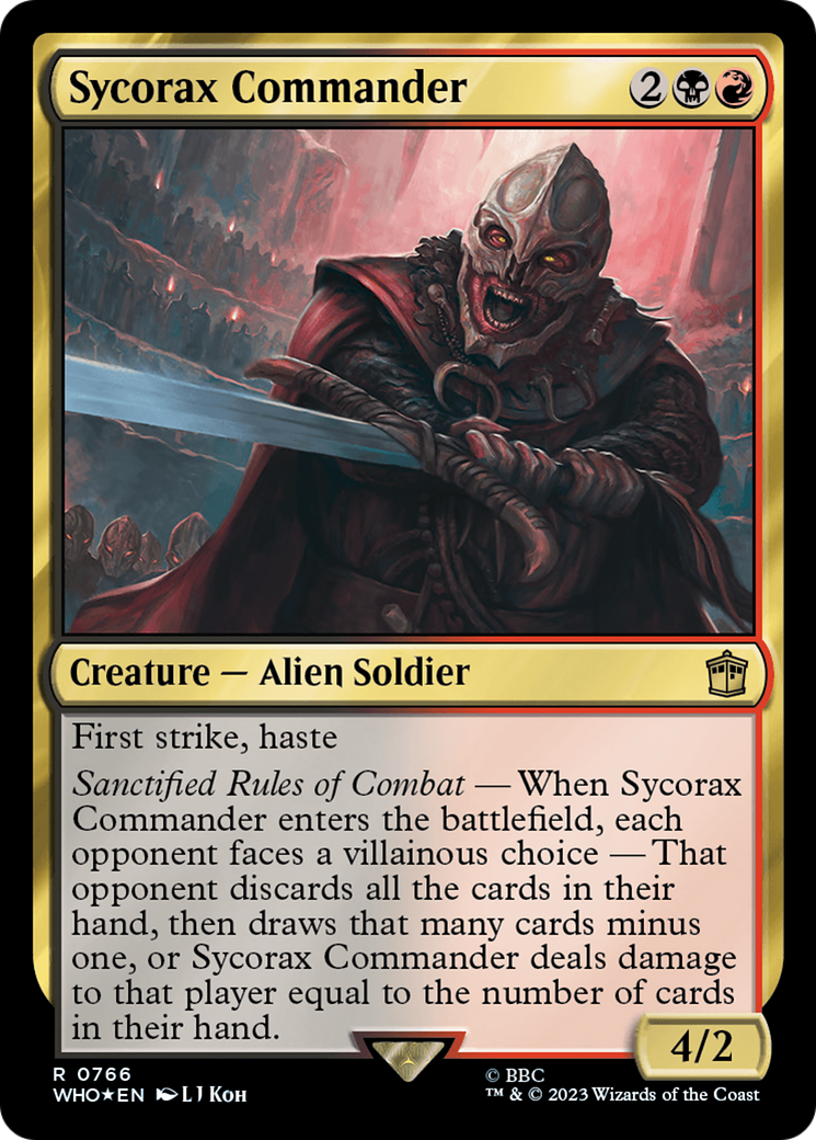 Sycorax Commander (Surge Foil) [Doctor Who] | Dragon's Lair Comics and Fantasy Houston TX
