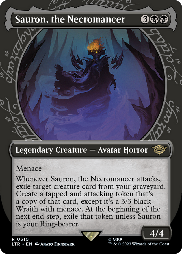 Sauron, the Necromancer (Showcase Ring Frame) [The Lord of the Rings: Tales of Middle-Earth] | Dragon's Lair Comics and Fantasy Houston TX
