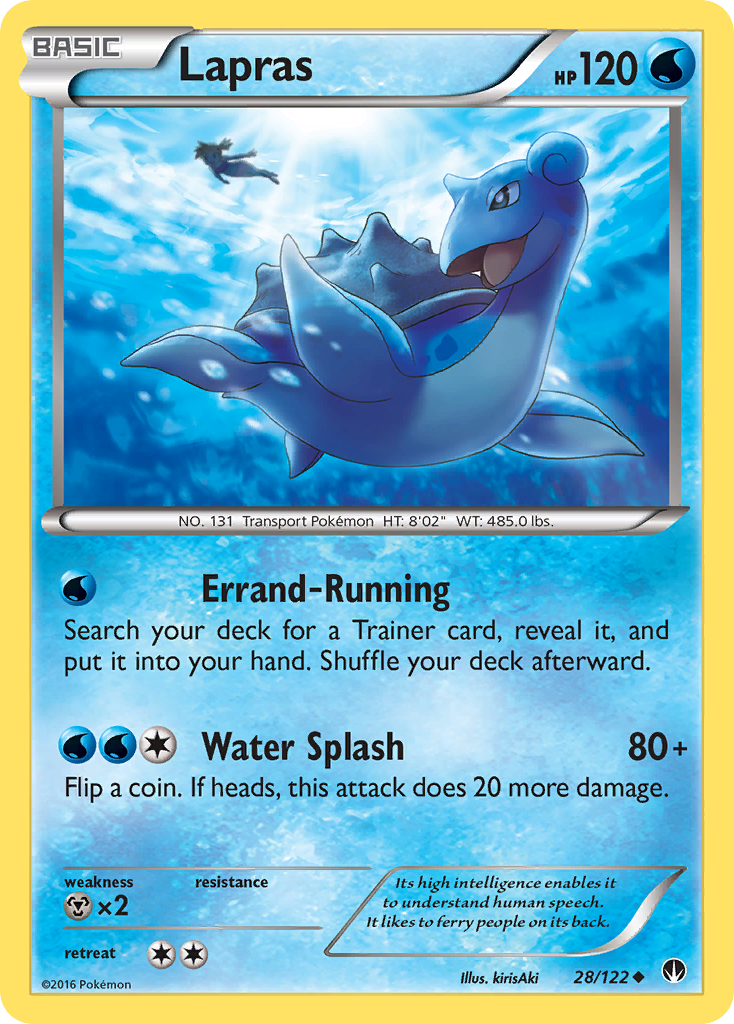 Lapras (28/122) [XY: BREAKpoint] | Dragon's Lair Comics and Fantasy Houston TX