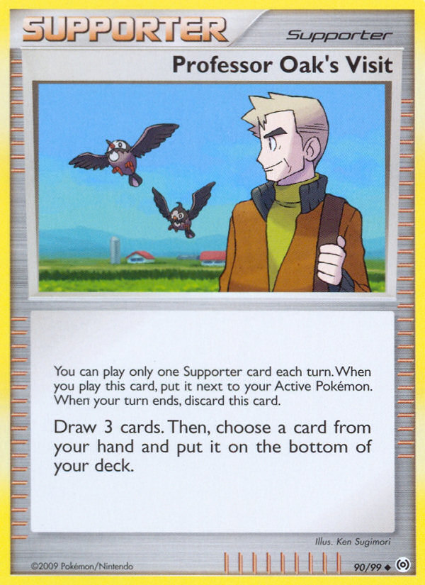 Professor Oak's Visit (90/99) [Platinum: Arceus] | Dragon's Lair Comics and Fantasy Houston TX