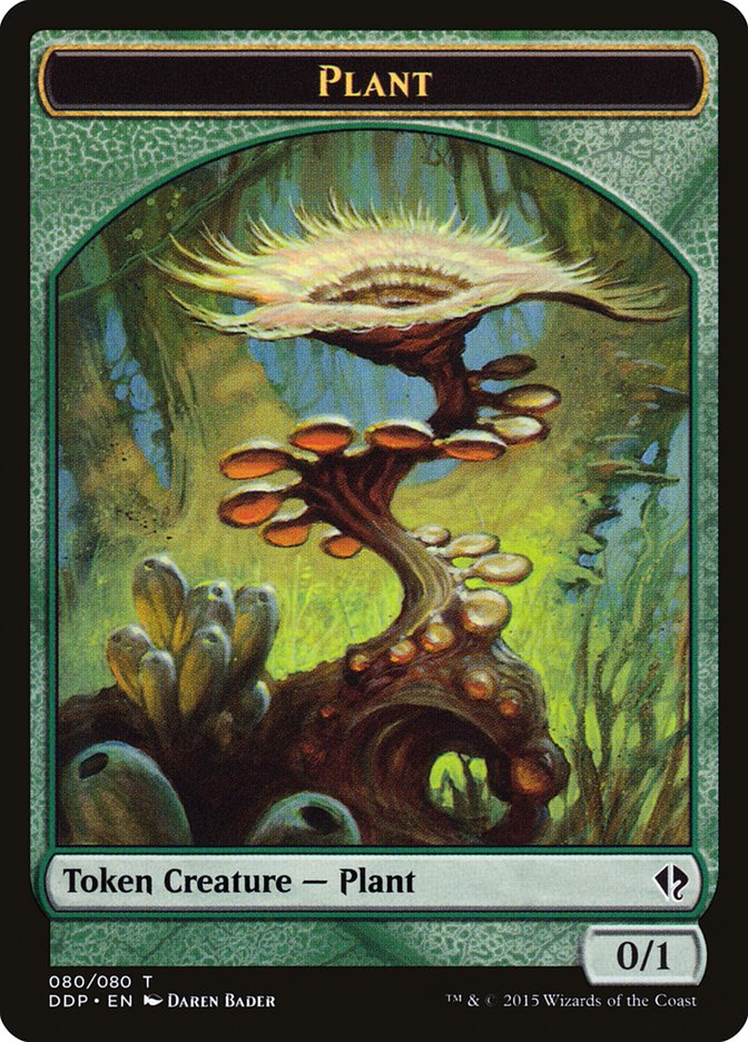 Plant Token [Duel Decks: Zendikar vs. Eldrazi] | Dragon's Lair Comics and Fantasy Houston TX