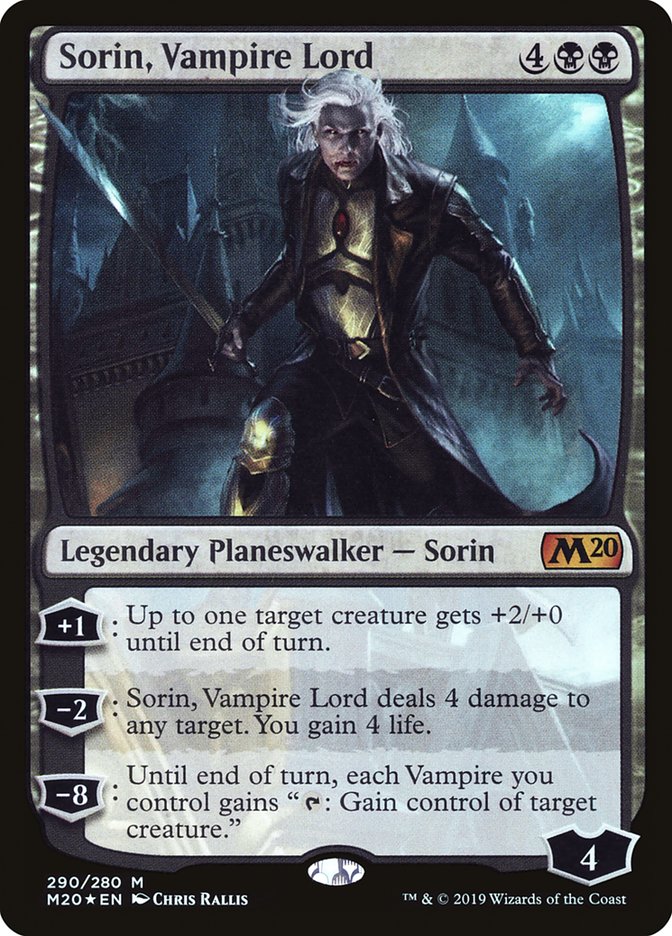 Sorin, Vampire Lord [Core Set 2020] | Dragon's Lair Comics and Fantasy Houston TX