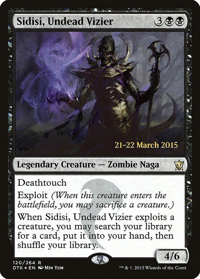 Sidisi, Undead Vizier [Dragons of Tarkir Prerelease Promos] | Dragon's Lair Comics and Fantasy Houston TX