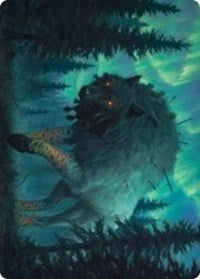 Sarulf, Realm Eater Art Card [Kaldheim Art Series] | Dragon's Lair Comics and Fantasy Houston TX