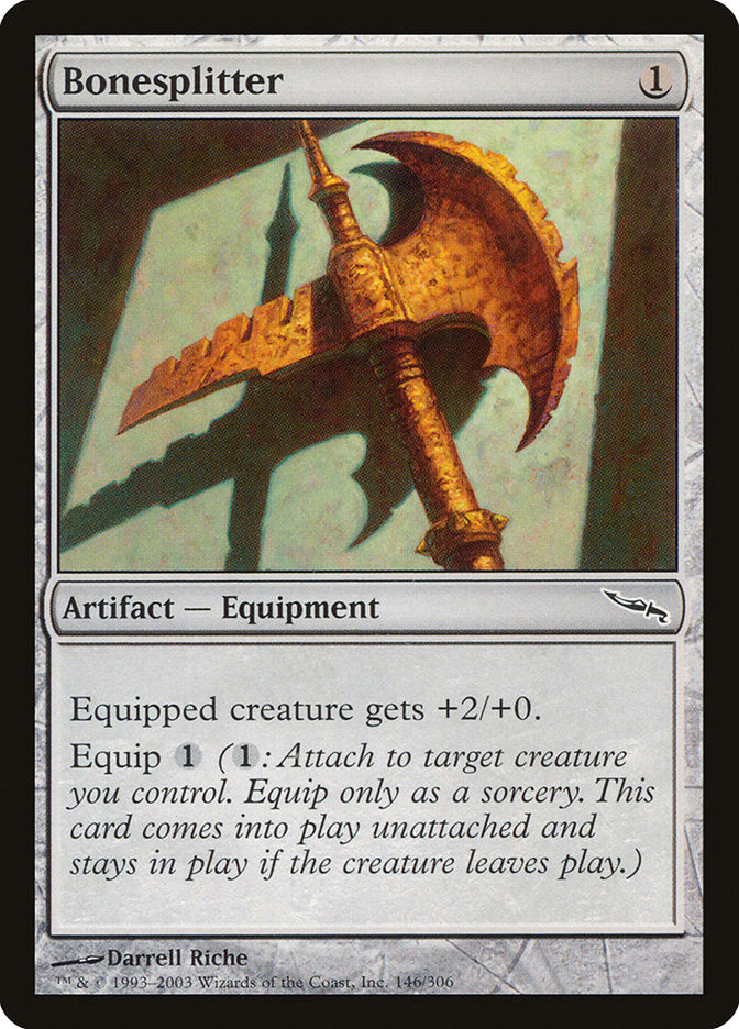 Bonesplitter [Mirrodin] | Dragon's Lair Comics and Fantasy Houston TX