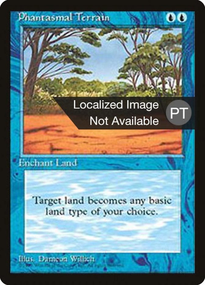 Phantasmal Terrain [Fourth Edition (Foreign Black Border)] | Dragon's Lair Comics and Fantasy Houston TX