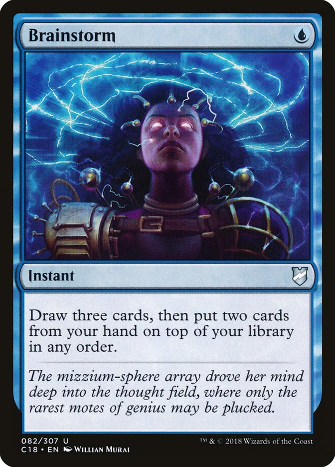 Brainstorm [Commander 2018] | Dragon's Lair Comics and Fantasy Houston TX