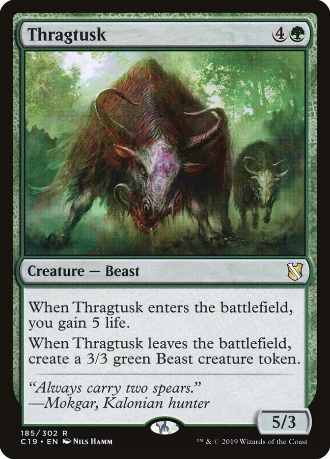Thragtusk [Commander 2019] | Dragon's Lair Comics and Fantasy Houston TX