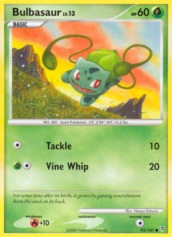 Bulbasaur (93/147) [Platinum: Supreme Victors] | Dragon's Lair Comics and Fantasy Houston TX