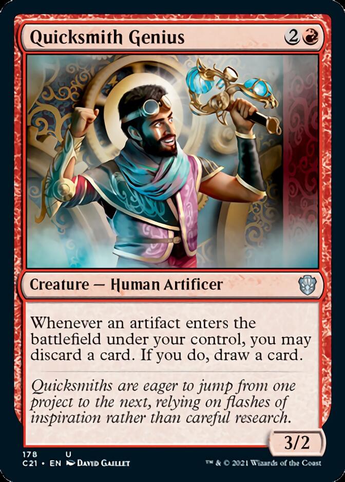Quicksmith Genius [Commander 2021] | Dragon's Lair Comics and Fantasy Houston TX