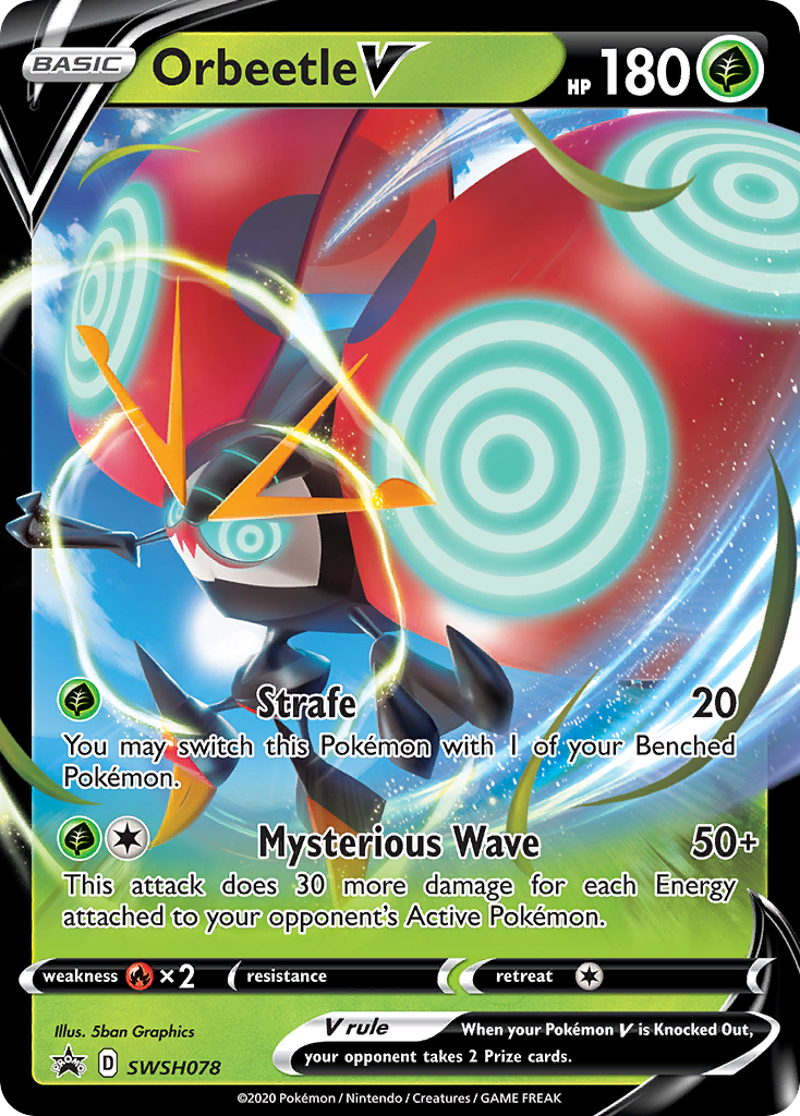 Orbeetle V (SWSH078) [Sword & Shield: Black Star Promos] | Odin's Place