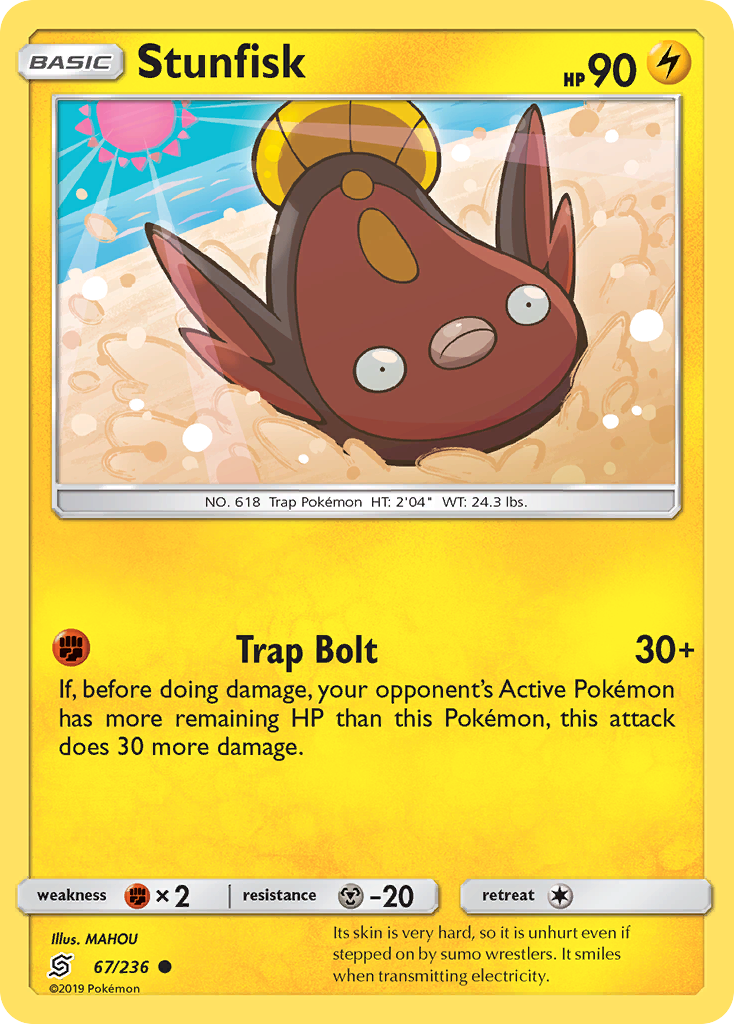 Stunfisk (67/236) [Sun & Moon: Unified Minds] | Dragon's Lair Comics and Fantasy Houston TX
