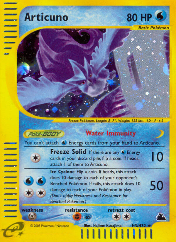 Articuno (H3/H32) [Skyridge] | Dragon's Lair Comics and Fantasy Houston TX