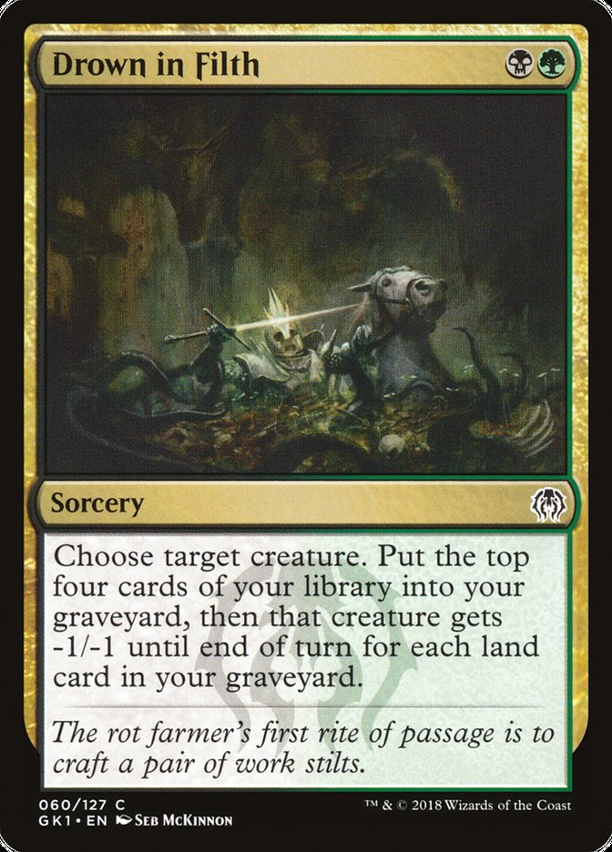 Drown in Filth [Guilds of Ravnica Guild Kit] | Dragon's Lair Comics and Fantasy Houston TX