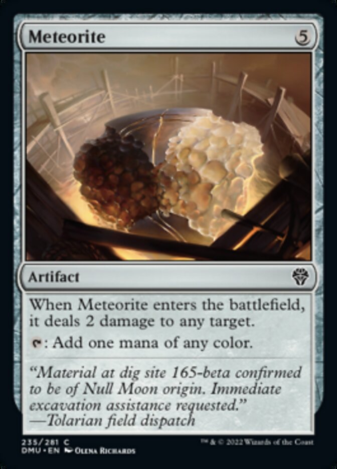Meteorite [Dominaria United] | Dragon's Lair Comics and Fantasy Houston TX