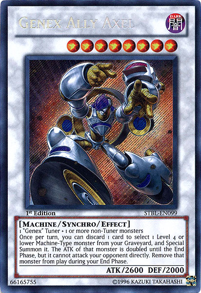 Genex Ally Axel [STBL-EN099] Secret Rare | Dragon's Lair Comics and Fantasy Houston TX