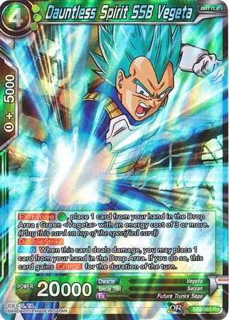 Dauntless Spirit SSB Vegeta (BT3-060) [Cross Worlds] | Dragon's Lair Comics and Fantasy Houston TX