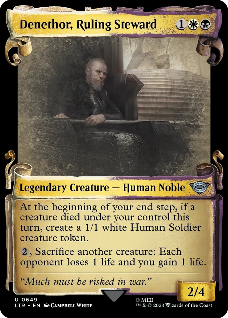 Denethor, Ruling Steward [The Lord of the Rings: Tales of Middle-Earth Showcase Scrolls] | Dragon's Lair Comics and Fantasy Houston TX