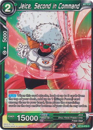 Jeice, Second in Command (BT10-079) [Rise of the Unison Warrior 2nd Edition] | Dragon's Lair Comics and Fantasy Houston TX