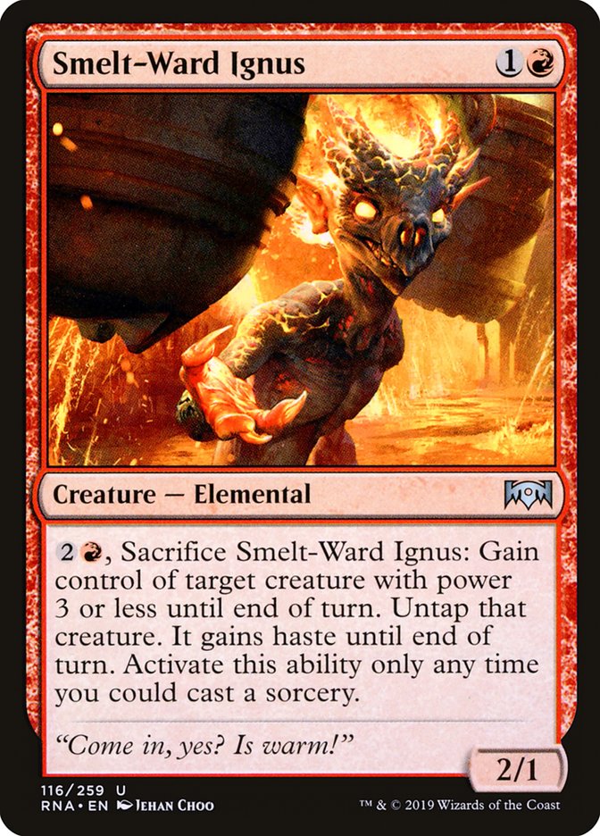 Smelt-Ward Ignus [Ravnica Allegiance] | Dragon's Lair Comics and Fantasy Houston TX