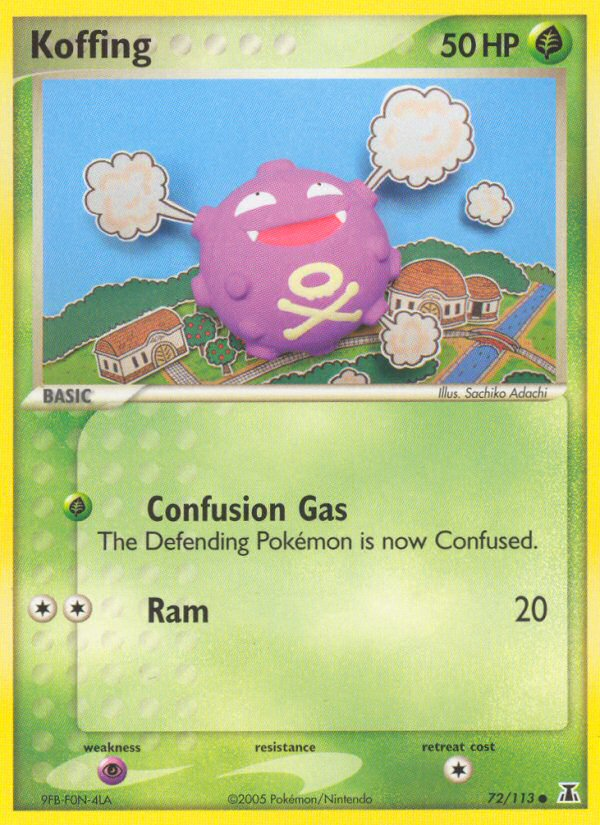 Koffing (72/113) [EX: Delta Species] | Dragon's Lair Comics and Fantasy Houston TX