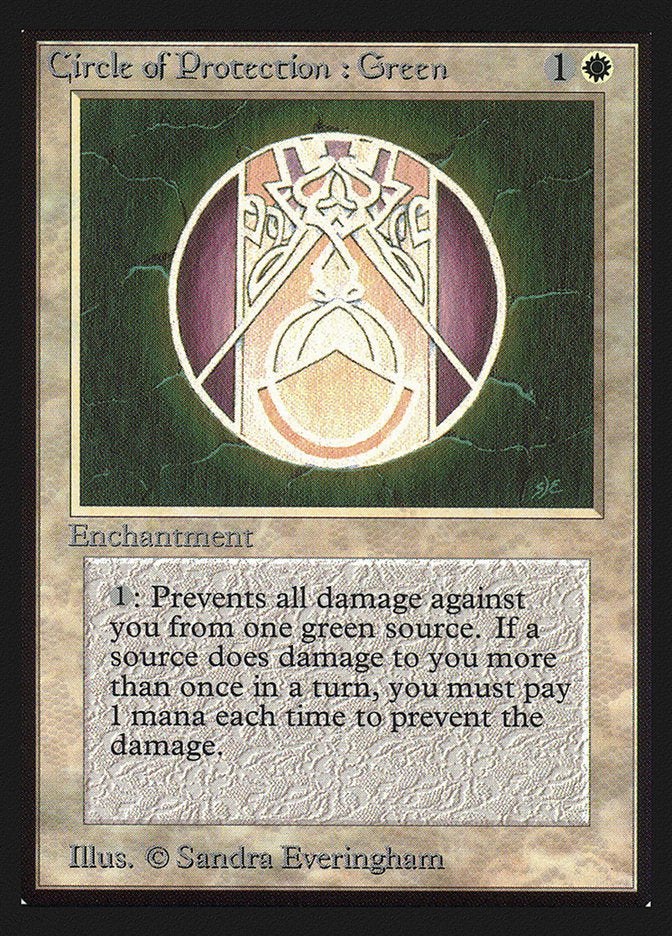 Circle of Protection: Green [International Collectors' Edition] | Dragon's Lair Comics and Fantasy Houston TX