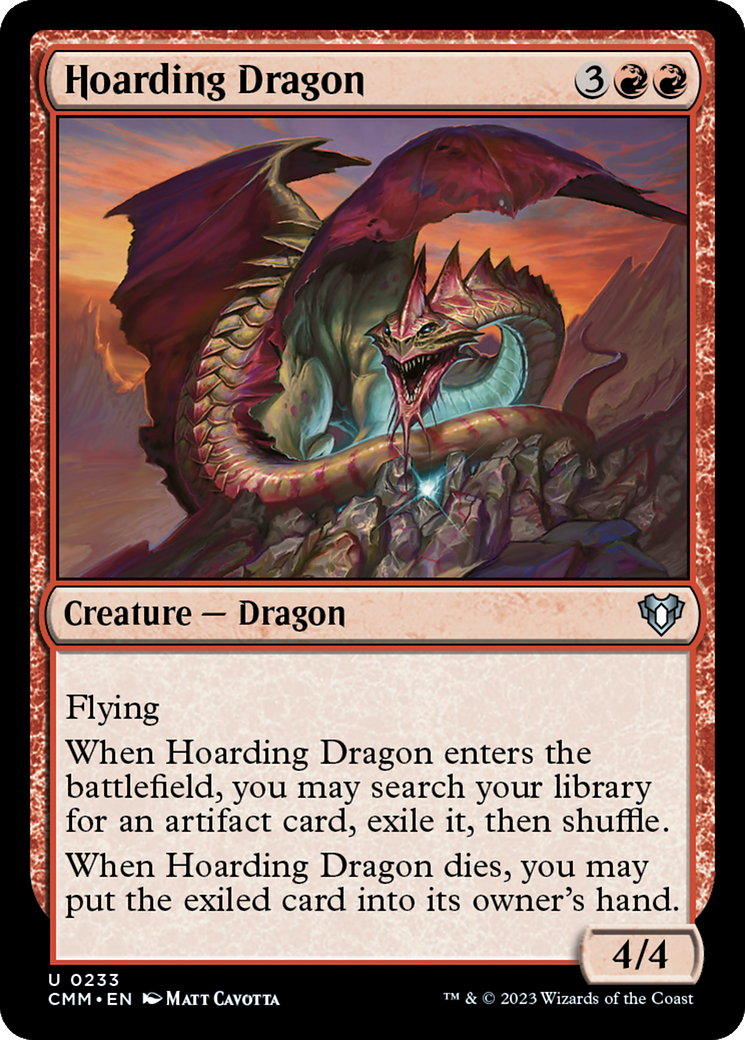 Hoarding Dragon [Commander Masters] | Dragon's Lair Comics and Fantasy Houston TX