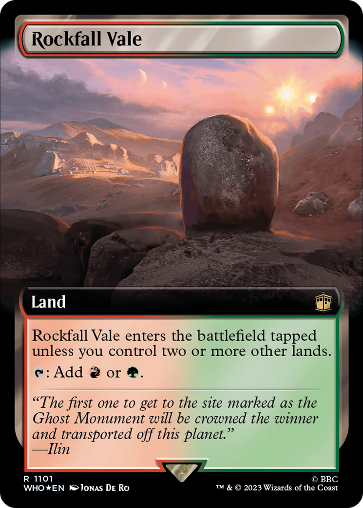 Rockfall Vale (Extended Art) (Surge Foil) [Doctor Who] | Dragon's Lair Comics and Fantasy Houston TX