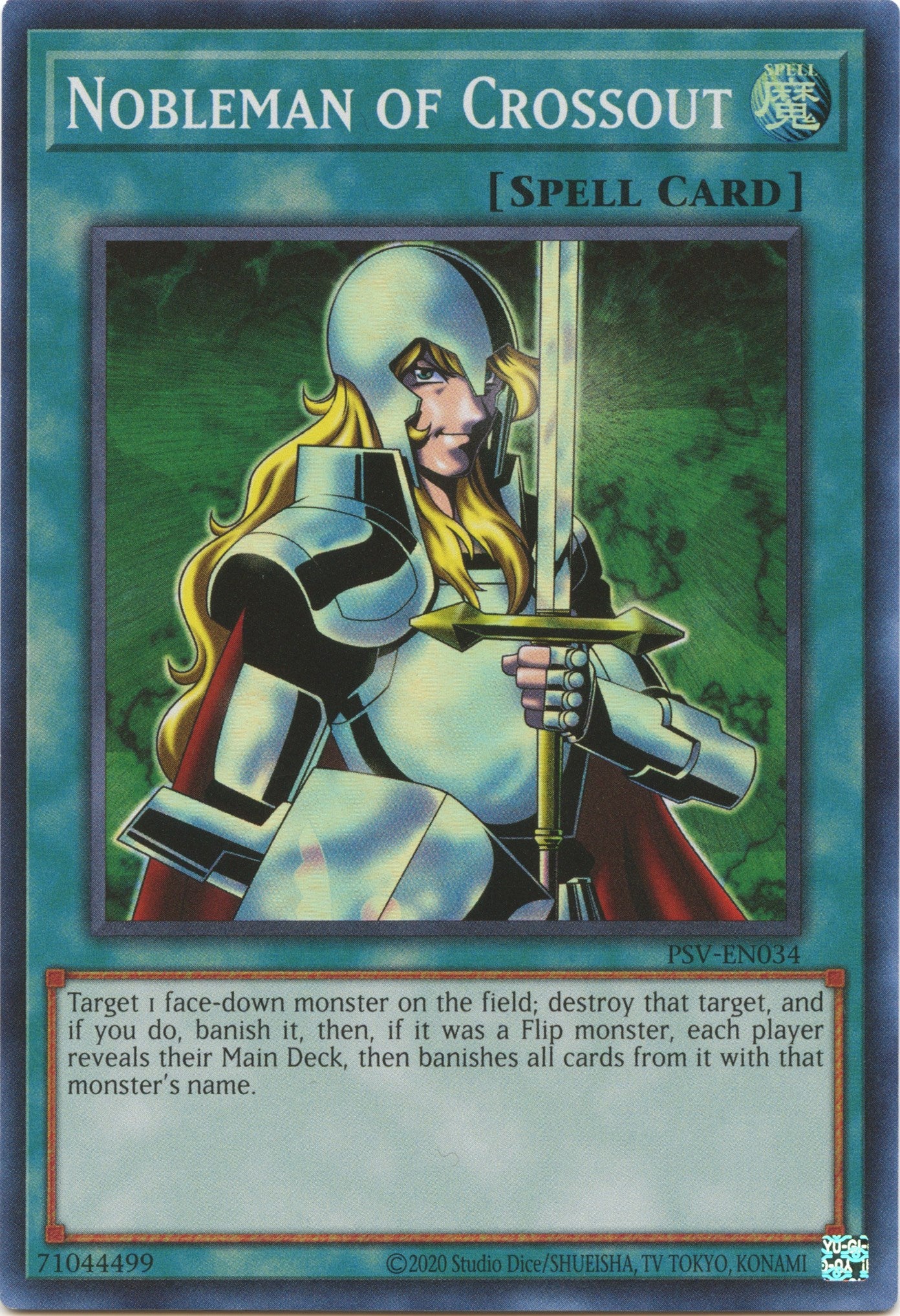 Nobleman of Crossout (25th Anniversary) [PSV-EN034] Super Rare | Dragon's Lair Comics and Fantasy Houston TX