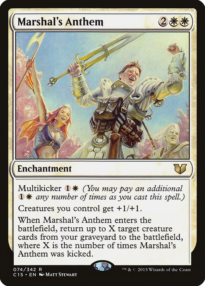 Marshal's Anthem [Commander 2015] | Dragon's Lair Comics and Fantasy Houston TX