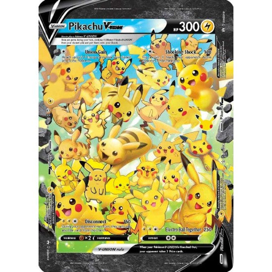 Pikachu V-UNION (Jumbo Card) [Sword & Shield: Black Star Promos] | Odin's Place