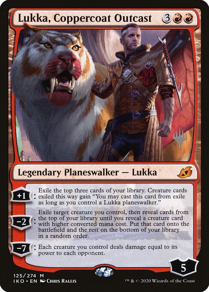 Lukka, Coppercoat Outcast (Promo Pack) [Ikoria: Lair of Behemoths Promos] | Dragon's Lair Comics and Fantasy Houston TX