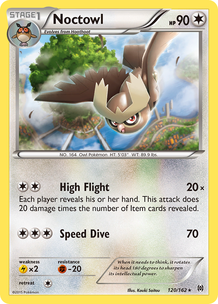 Noctowl (120/162) [XY: BREAKthrough] | Dragon's Lair Comics and Fantasy Houston TX