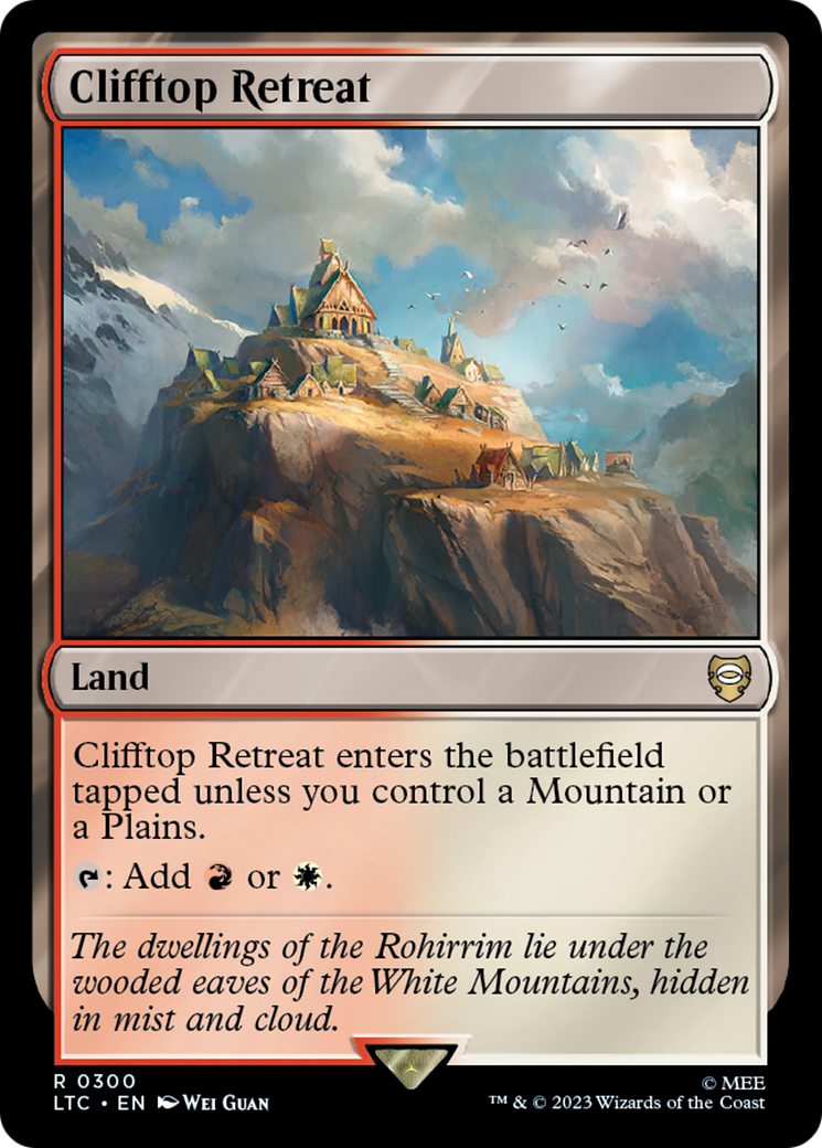Clifftop Retreat [The Lord of the Rings: Tales of Middle-Earth Commander] | Dragon's Lair Comics and Fantasy Houston TX