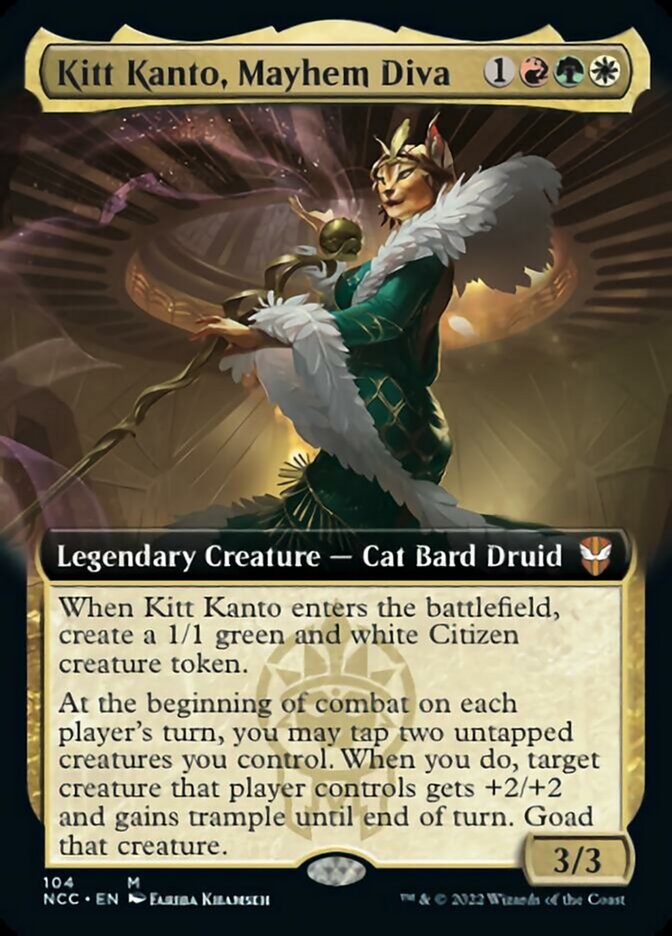 Kitt Kanto, Mayhem Diva (Extended Art) [Streets of New Capenna Commander] | Dragon's Lair Comics and Fantasy Houston TX