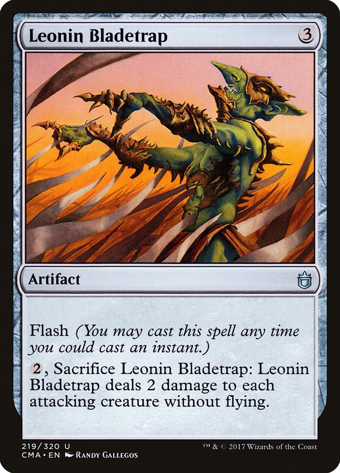 Leonin Bladetrap [Commander Anthology] | Dragon's Lair Comics and Fantasy Houston TX