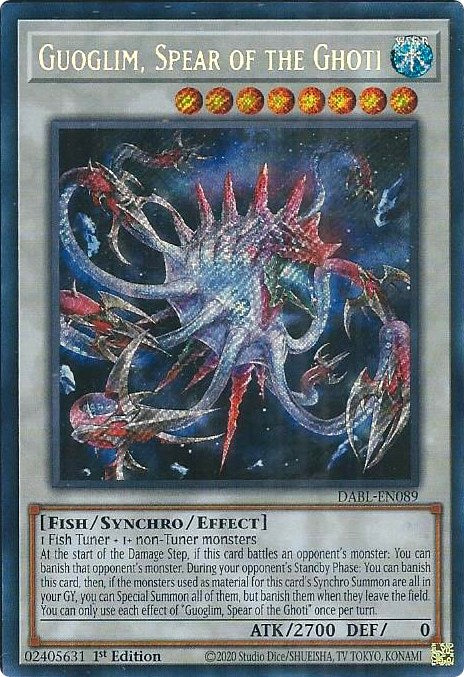 Guoglim, Spear of the Ghoti [DABL-EN089] Secret Rare | Dragon's Lair Comics and Fantasy Houston TX
