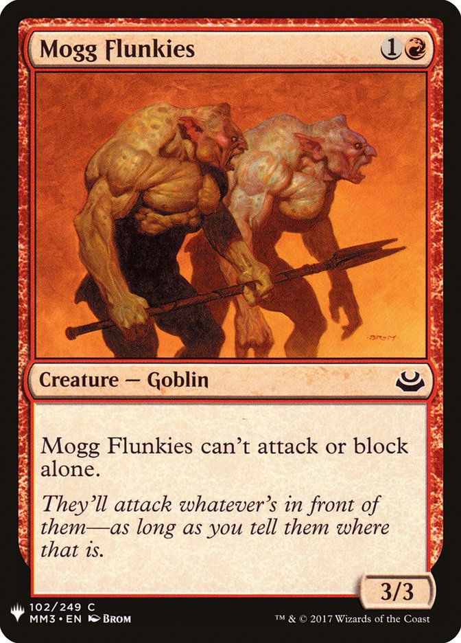 Mogg Flunkies [Mystery Booster] | Dragon's Lair Comics and Fantasy Houston TX