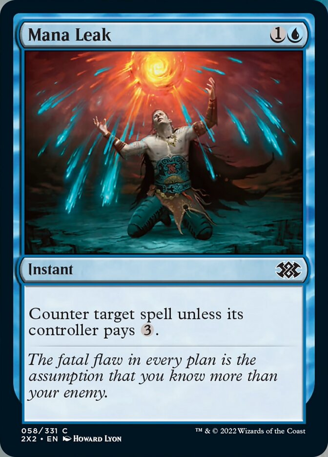 Mana Leak [Double Masters 2022] | Dragon's Lair Comics and Fantasy Houston TX