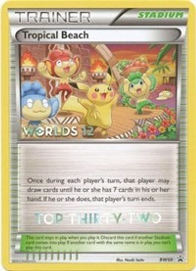Tropical Beach (BW50) (Top 32) [Black & White: Black Star Promos] | Dragon's Lair Comics and Fantasy Houston TX