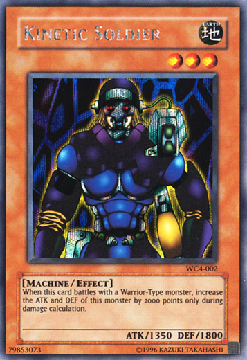 Kinetic Soldier [WC4-002] Secret Rare | Dragon's Lair Comics and Fantasy Houston TX