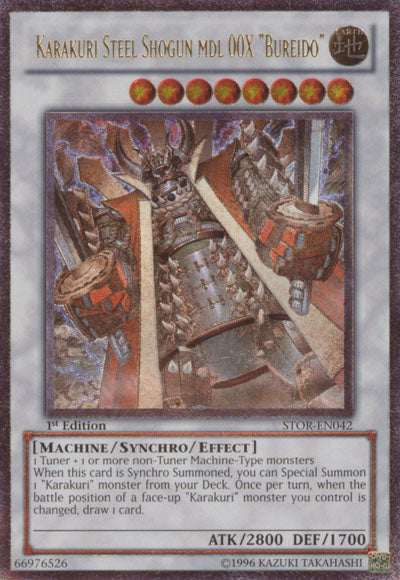 Karakuri Steel Shogun mdl 00X "Bureido" [STOR-EN042] Ultimate Rare | Dragon's Lair Comics and Fantasy Houston TX