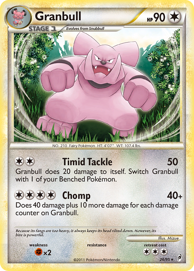 Granbull (26/95) [HeartGold & SoulSilver: Call of Legends] | Dragon's Lair Comics and Fantasy Houston TX