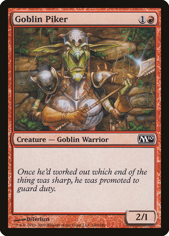 Goblin Piker [Magic 2010] | Dragon's Lair Comics and Fantasy Houston TX