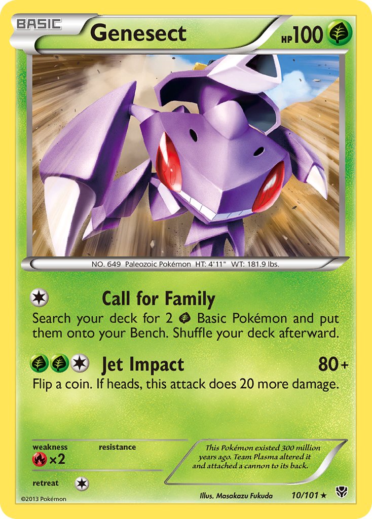 Genesect (10/101) (Theme Deck Exclusive) [Black & White: Plasma Blast] | Dragon's Lair Comics and Fantasy Houston TX
