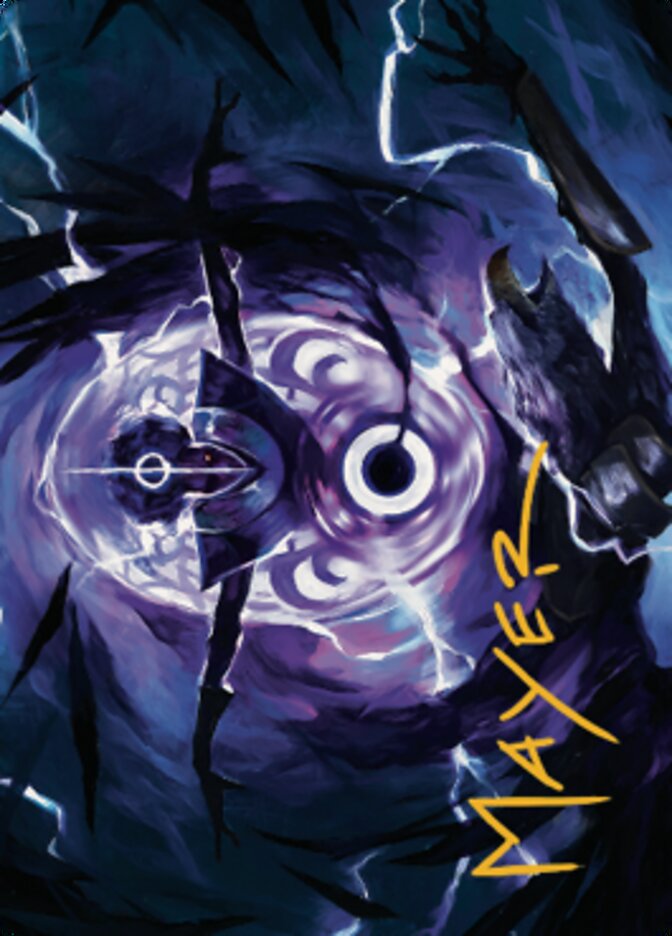 Rona's Vortex Art Card (Gold-Stamped Signature) [Dominaria United Art Series] | Dragon's Lair Comics and Fantasy Houston TX