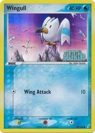 Wingull (70/100) (Stamped) [EX: Crystal Guardians] | Dragon's Lair Comics and Fantasy Houston TX