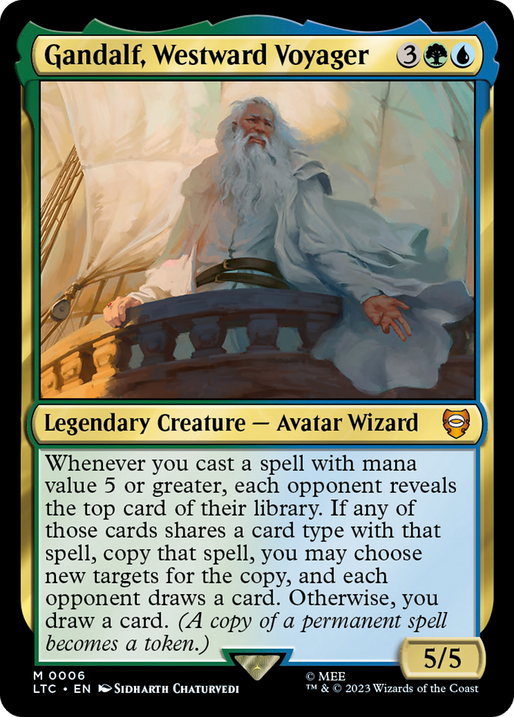Gandalf, Westward Voyager [The Lord of the Rings: Tales of Middle-Earth Commander] | Dragon's Lair Comics and Fantasy Houston TX